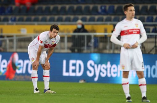 Der VfB hat sein Auswärtsspiel in Bielefeld mit 0:3 verloren. Foto: dpa/Friso Gentsch