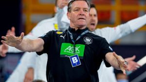 Alfred Gislason  ist seit  einem Jahr  Bundestrainer der deutschen Handball-Nationalmannschaft. Foto: dpa/Sascha Klahn