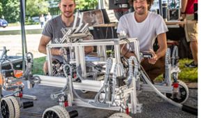 Bereit für den Einsatz: Stuttgarter Studenten haben eine Rover entwickelt. Foto: Lichtgut/