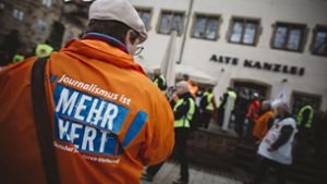 In zahlreichen Redaktionen der Republik (wie hier in Stuttgart) war es in den vergangenen Monaten zu Streiks von Tageszeitungsjournalisten gekommen. Foto: Lichtgut/Leif Piechowski