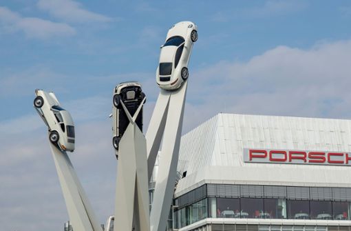 Der Sportwagenbauer Porsche hat nie selbst Dieselmotoren entwickelt, sich aber das Problem mit Motoren der VW-Tochter Audi eingekauft. Foto: AFP