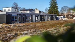 Der Interimskindergarten im Alfred-Delp-Weg in Neuhausen soll die Platznöte in den Einrichtungen für die Kinderbetreuung entzerren. Foto: /Ines Rudel