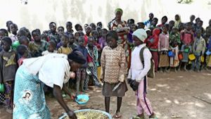 3000 Schulkinder erhalten dank der Mangotage jeden Tag eine warme Mahlzeit. Foto: privat