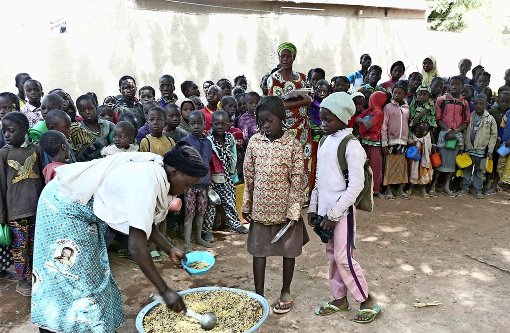 3000 Schulkinder erhalten dank der Mangotage jeden Tag eine warme Mahlzeit. Foto: privat