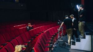 Dreharbeiten im Theater der Altstadt in Stuttgart für das Musikvideo „Star“ von Lue Bason. Foto: 24passion/Tom Weller