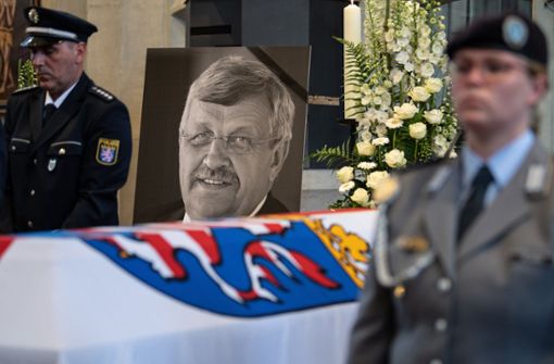 Vergangene Woche war mit einer Trauerfeier Abschied von Walter Lübcke genommen worden. Foto: dpa