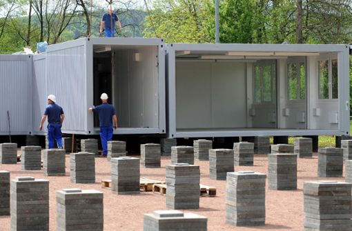 So könnten auch die Container in Feuerbach aussehen. Foto: dpa/Norbert Försterling