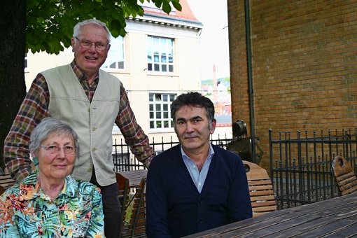 Vorbilder für gute Nachbarschaft: Sonja Wörtmann, Claus Sendler und Salman Gedik. Foto: Benjamin Schieler