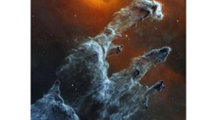 Eagle Nebula – Adlernebel: ein komischer Nebel in Verbindung mit einem offenen Sternhaufen. Foto: Imago/Zuma Wire//asa/Esa