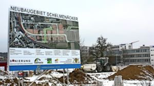 Auch im Leinfeldener Neubaugebiet Schelmenäcker  sollen Sozialwohnungen entstehen. Noch ist unklar wie viele es sein werden Foto: Natalie Kanter