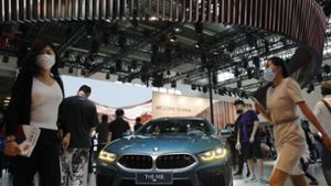 BMW präsentierte im September den M8 auf der Automesse in Peking. Der Absatz in China hat wieder angezogen. Foto: AP/Andy Wong