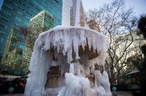 In New York City herrscht derzeit Eiseskälte. Foto: GETTY IMAGES NORTH AMERICA