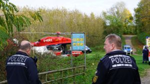 Der schwer verletzte Mann ist mit einem Hubschrauber ins Krankenhaus geflogen worden. Foto: SDMG/SDMG / Krytzner