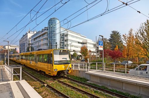 Auch Stadtbahnlinien sollen den Synergiepark  vom Verkehr entlasten. Foto: Thomas Krämer