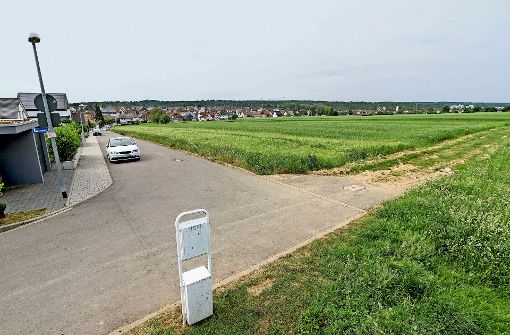 Das geplante  Wohngebiet liegt nordwestlich des Ortszentrums. Foto: factum/Bach