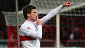 Timo Werner und der VfB Stuttgart jubeln gegen die TSG Hoffenheim. Foto: Getty Images