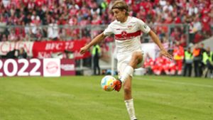Dienstältester Profi im Kader des VfB Stuttgart: Borna Sosa Foto: Baumann
