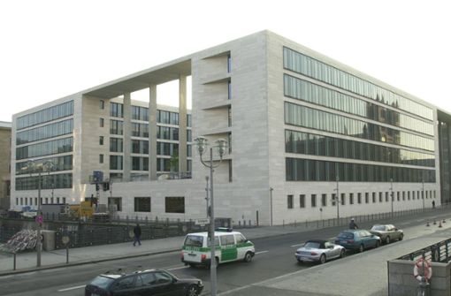 Das Auswärtige Amt in Berlin, ein Ziel des Angriffs Foto: dpa
