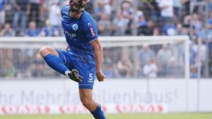 Marcel Schmidts trug nach seinem Jochbogenbruch eine Maske – gegen die TSG Hoffenheim II spielt er erstmals wieder ohne Gesichtsschutz. Foto: Baumann/Julia Rahn