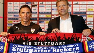 Das 166. Stuttgarter Stadtderby steht am Samstag an - und einige Fußballer spielten sowohl für den VfB als auch für die Kickers: In ... Foto: Pressefoto Baumann