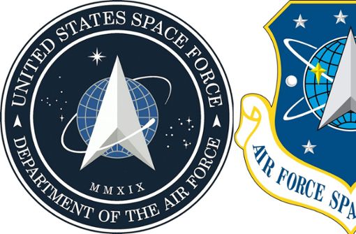 Das Wappen des amerikanischen Weltraumkommandos erinnert an jenes, das die Helden der Filmserie Star-Trecks auf ihren Uniformen tragen. Die US-Militärs trugen das Wappen jedoch bereits 1961, die Filmkrieger 1966. Foto: AFP/HO