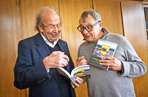 Engagiert wie immer: Roland Ostertag (links) und Peter Grohmann Foto: Lichtgut/Max Kovalenko