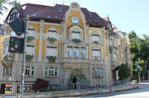 Stuttgarter Jugendstil: Die Mietshausgruppe in der Schickhardtstraße, erbaut 1903 bis 1905 von Emil und Paul Kärn. Foto: Pavlovic