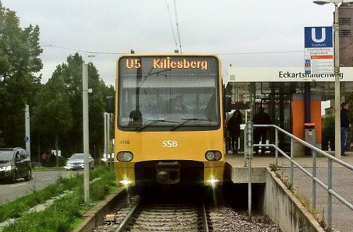 Die U 5 fährt zwischen Leinfelden und dem Killesberg. Foto: Martin Braun