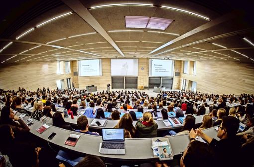 Massenvorlesungen sind an der Uni Hohenheim die Regel, massenhafte Prüfungsabbrüche „ein völliges Novum“. Foto: Lichtgut/Zweygarth