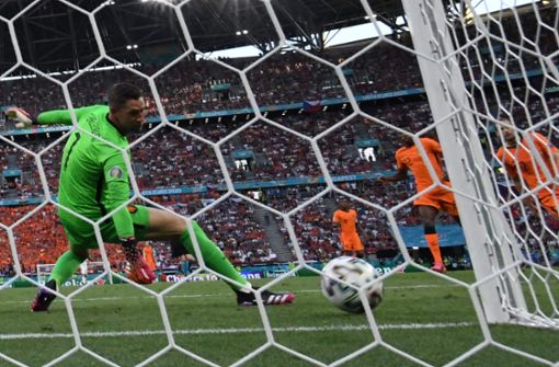 Mit 0:2 haben die Niederlande gegen Tschechien verloren – und scheiden damit aus dem Turnier aus. Foto: AFP/ATTILA KISBENEDEK