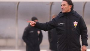 VfB-Coach Bruno Labbadia stehen momentan nicht alle Spieler aus dem Kader zur Verfügung. Foto: Pressefoto Baumann/Hansjürgen Britsch