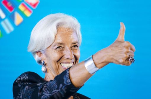 Daumen hoch: Christine Lagarde hat schon einige Spitzenämter erfolgreich absolviert. Foto: dpa