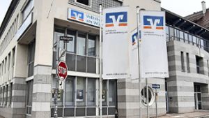 Die Volksbank am Württemberg Foto: Elke Hauptmann