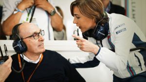 In Monza beim Grand Prix von Italien zum letzten Mal als Teamchefs in der Box: Frank und seine Tochter Claire Williams. Foto: imago/LAT Photographic