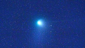 Der grüne Komet flog im Februar nah an der Erde vorbei. Foto: IMAGO/Kyodo News