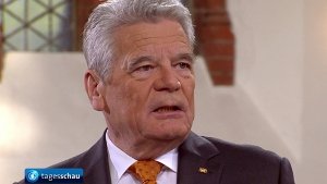 Joachim Gauck, Bundespräsident.  Foto: Bericht aus Berlin-ARD-Hautpstad
