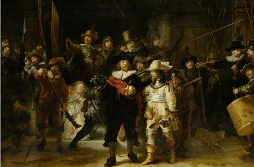 Chaotischer Haufen: „Die Nachtwache“ von Rembrandt van Rijn, 1642 Foto: Rijksmuseum