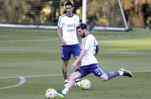 Nicht zu übersehen: Messi und sein neues Tattoo. Foto: AP