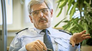 Polizeipräsident Franz Lutz kündigt ein Großaufgebot der Polizei in der Silvesternacht an Foto: Lichtgut/Julian Rettig