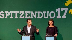 Zwei Spitzenkandidaten, die eigentlich für Schwarz-Grün stehen: Cem Özdemir und Katrin Göring-Eckardt führen die Grünen in die Bundestagswahl Foto: dpa