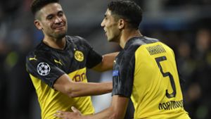 Borussia Dortmund hat in Prag 2:0 gewonnen. Foto: AP/ONDREJ DEML