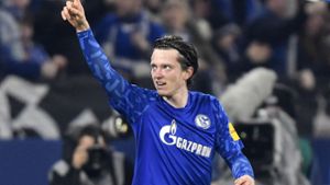 Michael Gregoritsch zeigte in seinem ersten Spiel für Schalke eine starke Leistung. Foto: AP/Martin Meissner