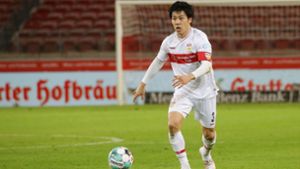 Wataru Endo ist der Spieler des Spiels beim VfB Stuttgart. Foto: Pressefoto Baumann/Hansjürgen Britsch