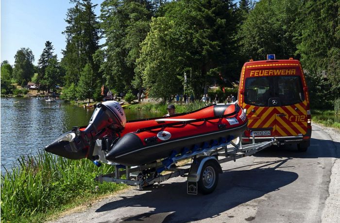 Feuerwehr in Kaisersbach: Schwimmen im Ebnisee wird sicherer