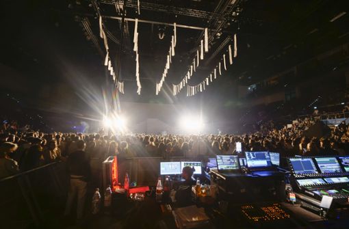 Volles Haus beim Konzert von Cro in der MHP-Arena Ende April. Foto: Simon Granville