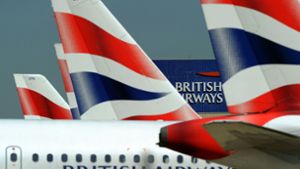 Auf die Fluggesellschaft British Airways  kommt eine Rekordstrafe zu. Foto: AFP