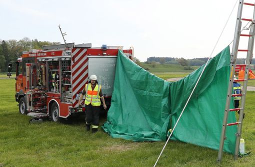 Bei dem Flugunglück in Bad Saulgau waren zwei Männer ums Leben gekommen. Foto: dpa