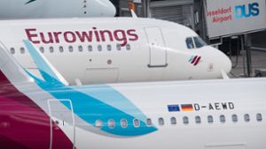Mindestens 10,8 Prozent mehr Lohn erhalten die Flugbegleiter bei Eurowings. Foto: dpa/Bernd Thissen