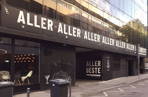 Der Name der neuen Disko in Stuttgart auf der Theodor-Heuss-Strasse ist aussagekräftig. Foto: Urban Propaganda