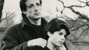 Sage im Alter von 14 Jahren als Robert, der Sohn von Rocky Balboa (Sylvester Stallone) in Rocky V. Foto: IMAGO/Cola Images
